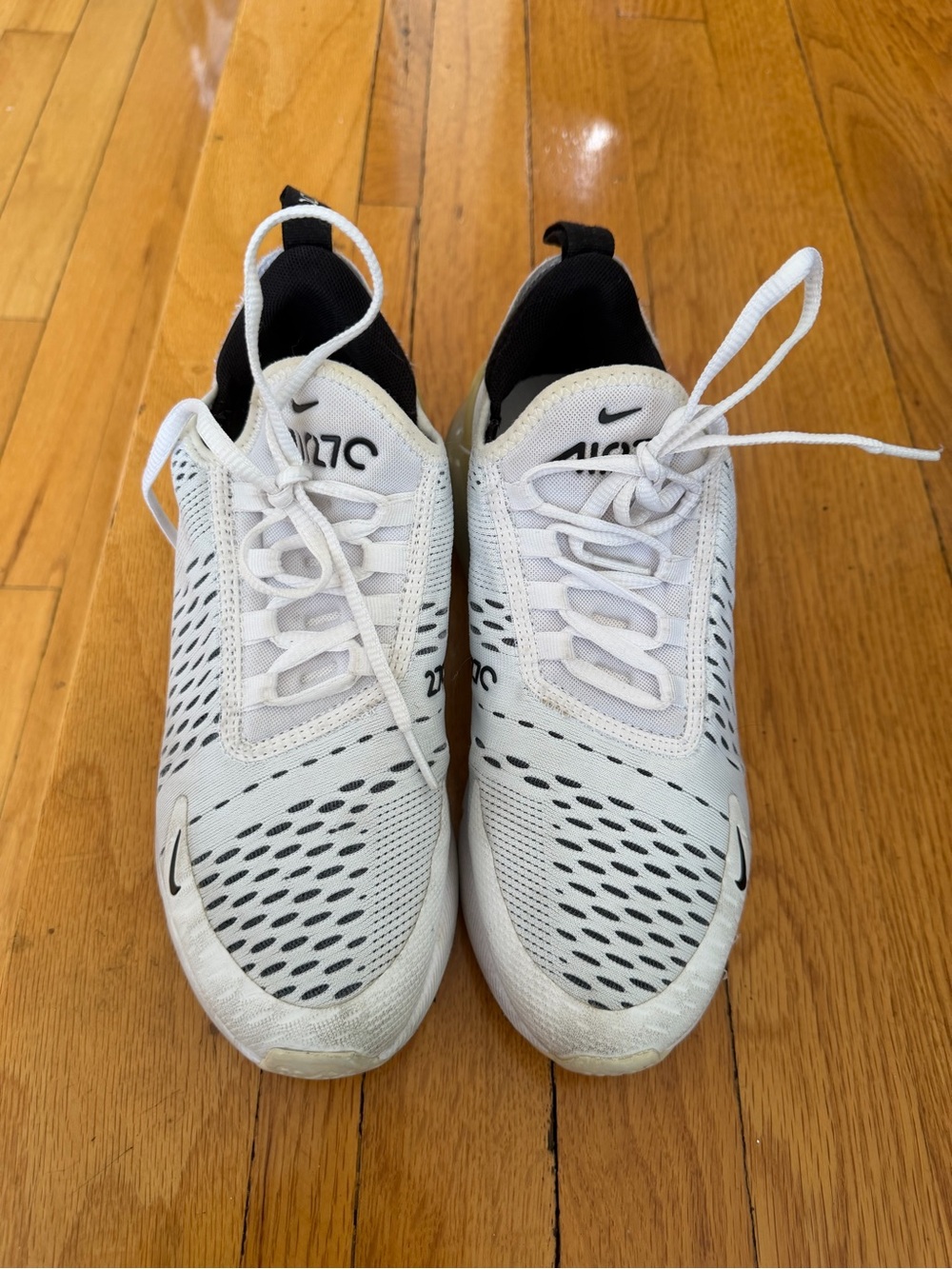 Nike White and Black Athletic Sneakers
